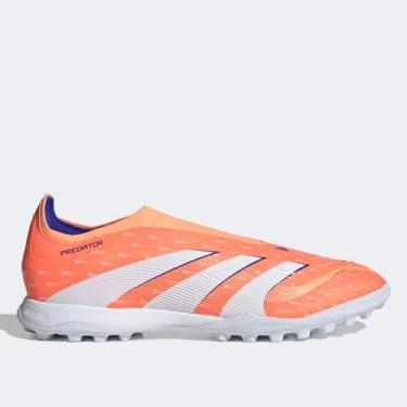 Imagem de Chuteira Society Adidas Predator League LL Unissex, Laranja, 43