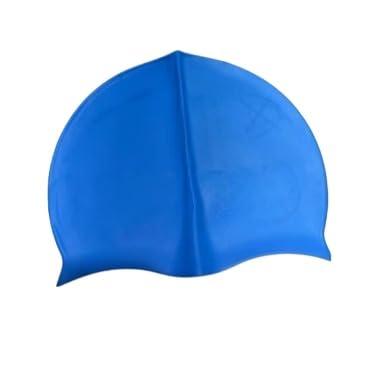 Imagem de Touca De Silicone Para Natação Jovens E Adultos diversas cores (Azul)