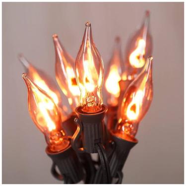 Imagem de Pisca Pisca LED 3 Metros com Lâmpadas E12 para Decoração de Halloween, Laranja