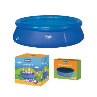 Imagem de Piscina Redonda 3400 Litros Inflável Splash Fun com Capa Mor