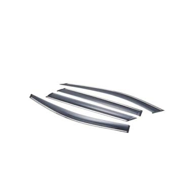 Imagem de GRJQRKHZ Defletor de janela lateral de carro para L&and para R&Over Freelander 2 2006-2020 Weathershied viseira de porta vento sol proteção chuva janela lateral defletores de vento