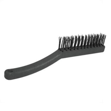 Imagem de Escova de Aço 4 Fileiras Cabo Plástico - Roma