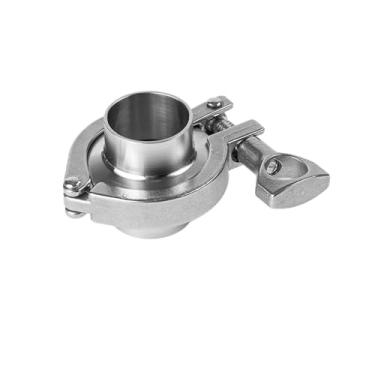 Imagem de Conjunto de juntas de ajuste rápido de aço inoxidável 304, braçadeira de grau, grampo, mandril rápido, junta de silicone, rápida (32-50,5)