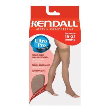 Imagem de Meia Kendall Sem Ponteira Média Compressão - Kendall Meias, Knd, Mel, 
