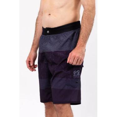 Imagem de Bermuda Surf Tookas Abstrato, 42, Cinza