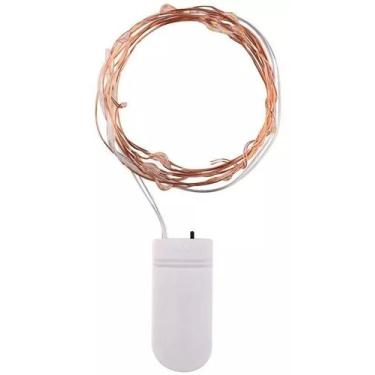 Imagem de 1 Fio Fada Luz Led Cordão 2m 20 Leds Decoração Cobre Fita Decoração Fr