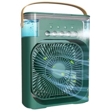 Imagem de Ventilador Portátil De Mesa Mini Ar Condicionado Umidificado