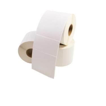 Imagem de KIT 3 ROLO 75x100mm IMPRESSORA SEM RIBBON 500 ETIQUETA ARGOX E ZEBRA E