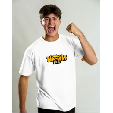 Imagem de Camiseta Algodão Branca Natan Por Aí Logo