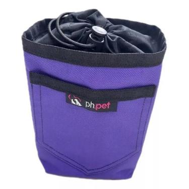 Imagem de Petisqueira Para Adestramento Cães Animais - P.H Pet, Roxa