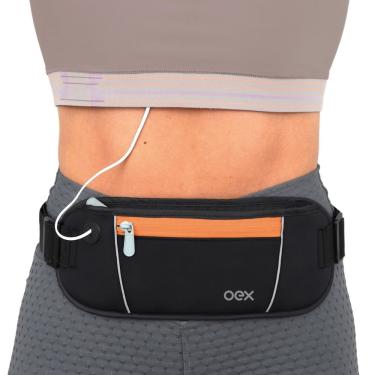 Imagem de Pochete Em Neoprene Oex Sport Move Po200 - Preto E Laranja