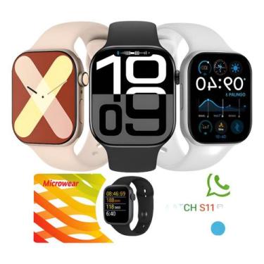 Imagem de Relógio Smartwatch S11 Pro Serie 11 45mm Amoled Compativel Samsung Gal