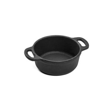 Imagem de Caçarola Mineirinha Alça de Ferro Preta Panela Mineira 12cm