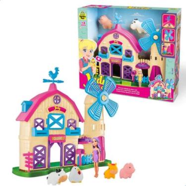 Imagem de Celeiro Da Judy Com Boneca, Animais e Acessórios Fazendinha - Samba To