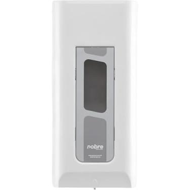 Imagem de Dispenser para Sabonete Líquido e Álcool Gel, 800ml, Branco, Design Moderno, Instalação Fácil