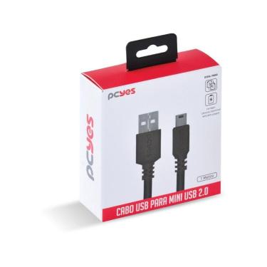 Imagem de Cabo Usb A 2.0 Para Mini Usb B 2.0 1m - Puanm2-1