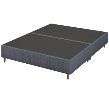 Imagem de Base Box Bipartida Lavish Queen Tecido Jacquard 45x198x158cm Sealy Cor Cinza