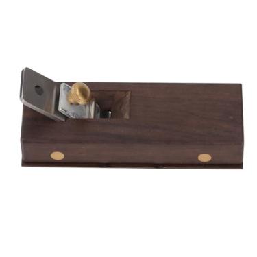 Imagem de Fafeicy Plaina Rabbet, Plaina Manual para Madeira de ébano Com Parafusos de Latão e Lâminas de Aço de Alta Velocidade para Marcenaria Eficiente, Corte de Bordas de 45 ° 60 °