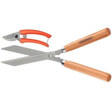 Imagem de Conjunto Tesoura de Poda e Tesoura Para Cerca Viva Tramontina 2 Peças