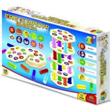 Imagem de Torre de Empilhar Divertida GGB ref 1075 - Ggb Brinquedos