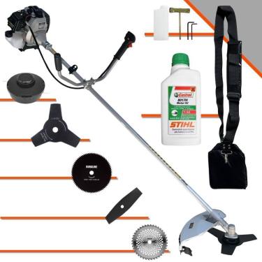 Imagem de Roçadeira Toyama Tbc43h 43cc 5 Opções De Corte + Óleo Stihl