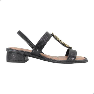 Imagem de Sandália Mississipi de Salto Bloco Preto