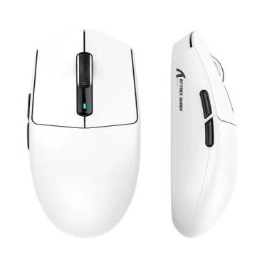 Imagem de Mouse Gamer Sem Fio ATTACK SHARK G3 12000DPI 3 Modos BT 24G Tipo-C Par