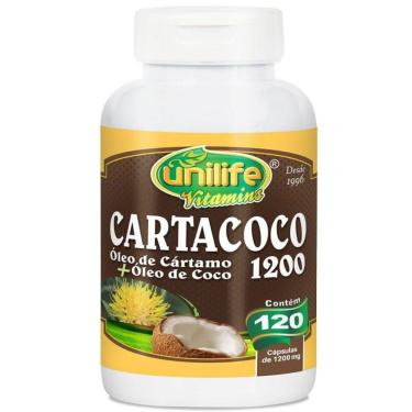 Imagem de Óleo De Cartamo E Coco Cartacoco 1200Mg Unilife