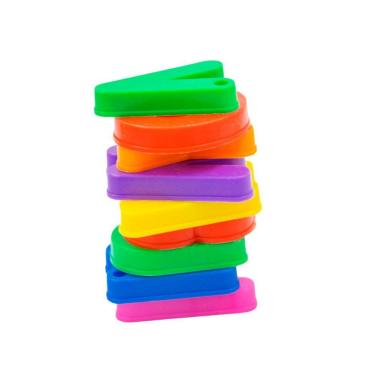 Imagem de Brinquedo De Montar Letras Plástico Interativo Blocos Infantil Coloridos