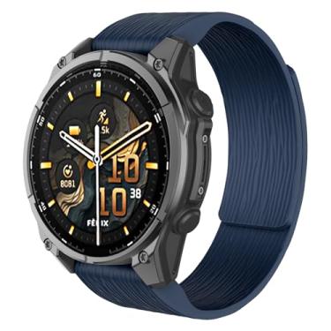 Imagem de OVERSTEP Pulseira compatível com Garmin Fenix 8 51 mm/Fenix 7X/Fenix 6X/Fenix 5X/Fenix 3, pulseiras magnéticas de silicone de 26 mm para relógio inteligente Epix 51 mm/Tactix 7/Enduro/Quatix 3/Descent