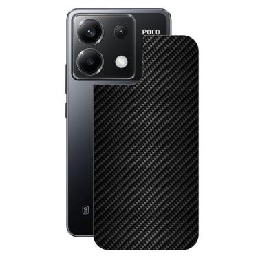 Imagem de Película Para Poco X6 5g - Traseira De Fibra De Carbono Preta - Gshield
