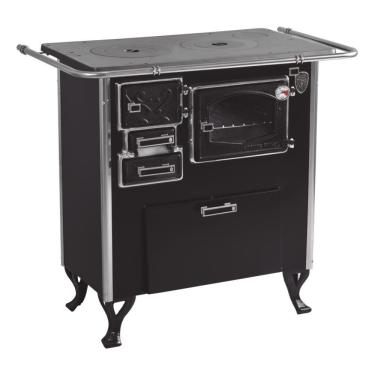 Imagem de Fogão A Lenha C Forninho C Caixa Dir Preto Fornos Pinhal N2