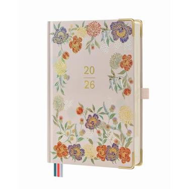 Imagem de BEZEND Agenda diária 2026 (15,2 cm x 21,6 cm) página inteira por dia até fim de semana (janeiro a dezembro) Livro de compromissos e anotações, visualização mensal com abas, suporte para caneta e bolso