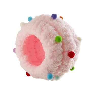 Imagem de Generic para pássaros, casa de criação para periquitos, fácil de instalar, aconchegante, versátil, decoração natalina, cabana acolhedora para periquitos, Rosa