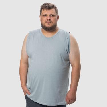 Imagem de Camiseta Regata masculina algodão plus size Machão Grande-Masculino