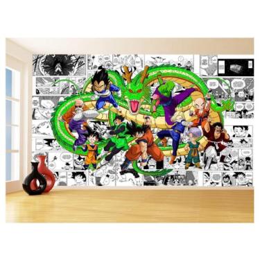 Imagem de Papel De Parede Dragon Ball Goku Vegeta Anime 3,5M Dbz196 - Você Decor