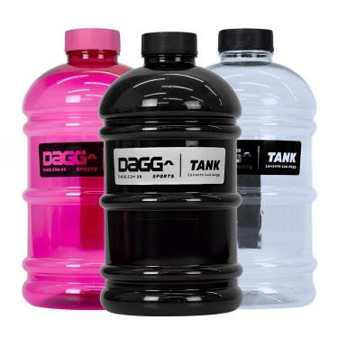 Imagem de Garrafa de Água 2 Litros Squeeze Galão Academia Musculação Treino Alça Antivazamento Personalizado-Unissex