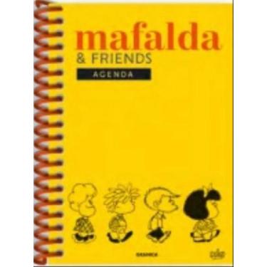 Imagem de Mafalda agenda perpetua anillada friends amarilla - 11 x 15 - GRANICA