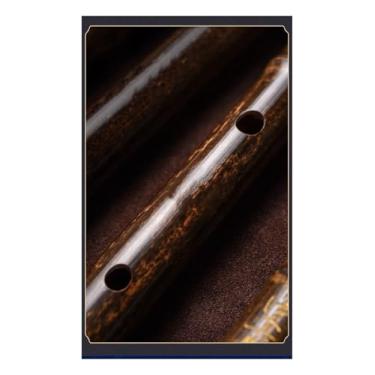 Imagem de Flauta de bambu profissional flauta roxa flauta profissional tocando instrumento de flauta transversal (tecla B-D)