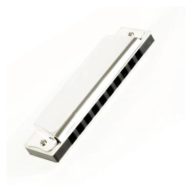 Imagem de Gaita profissional 10 furos C chave padrão tom diatônico harmônica blues harpa instrumento de sopro (cor: D)