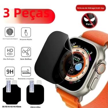Imagem de Protetor De Tela Anti-espionagem Hydrogel Para Apple Watch Ultra 49MM 