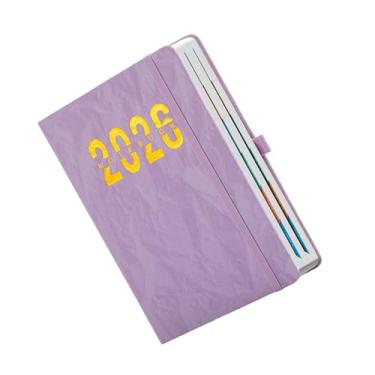 Imagem de Agenda Diária 2026,Agenda em A5 com Separador | Mensal 2026 Com Calendário,Organização Acadêmica Para Casa Escola Universidade Escritório Estudantes E Professores