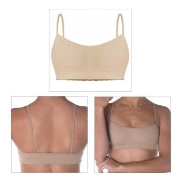 Imagem de Sutiã Infantil Kit 3 Peças Soutien Top Menina Juvenil Sem Bojo Selene,