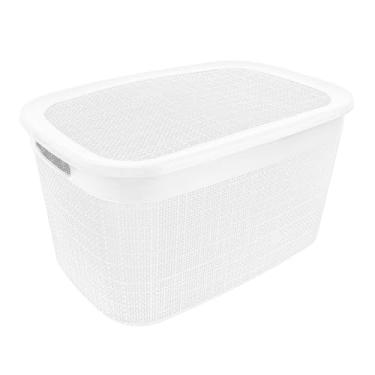 Imagem de Nitron - Cesto Europa Juta Gd Branco Nitron 270/B