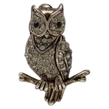 Imagem de Broche Strass Coruja BRG0047 - Akasaki, Grafite