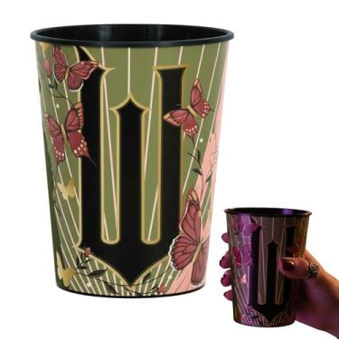 Imagem de Copo de plástico reutilizável Wicked Party - 473 ml (1 peça) - Copo durável e lavável, impressão ousada de Halloween - Perfeito para estações de doces ou travessuras, festas de aula e lembrancinhas de