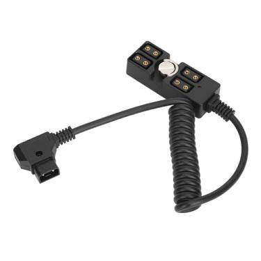 Imagem de Garosa Divisor D Tap Macho para Fêmea de 4 Portas, Hub de Cabo de Alimentação de Material PU Com Corrente de 10A, Fonte de Alimentação de Câmera Expansível para Bateria de Montagem Em V e