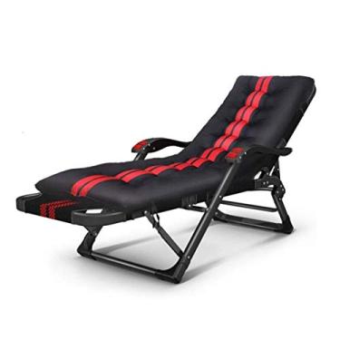 Imagem de YYBOES Espreguiçadeiras, conjuntos de móveis de jardim resistentes, espreguiçadeiras, cadeiras de jardim de acampamento, cadeiras dobráveis reclináveis à prova d'água, espreguiçadeiras de metal para