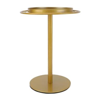 Imagem de Zerodis Organizador de Expositores para Rack de óculos de Sol Com Almofada Antiderrapante à Prova de Ferrugem Suporte para Expositor de óculos Com Bandeja de Armazenamento para Mesa de Mesa de Sol de 6,3 X 7,9 X 4,73 pol. (Ouro)