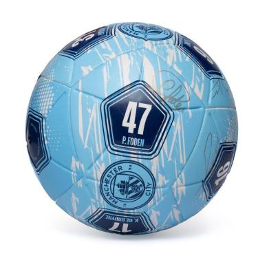 Imagem de Mini Bola Futebol Campo Dualt Manchester City Azul-Unissex
